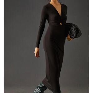 Favorite Daughter The Anywhere Dress NWT M Long Sleeve Long Maxi Knit Dress M